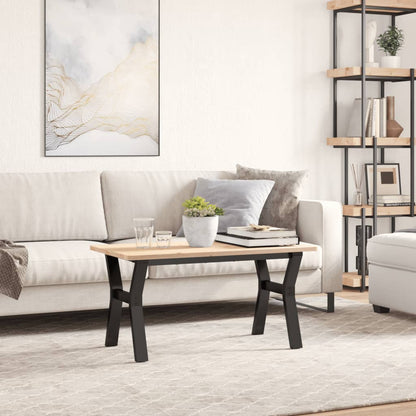 Couchtisch-Gestell in Y-Form 80x40x43 cm Stahl