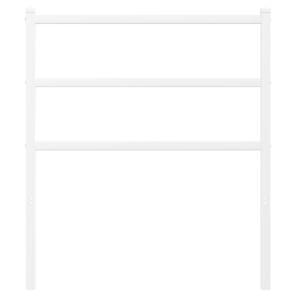 Ersatz-Kopfteil Metall Weiß 75 cm