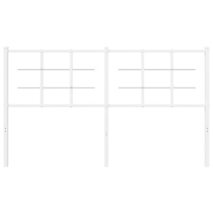 Ersatz-Kopfteil Metall Weiß 150 cm