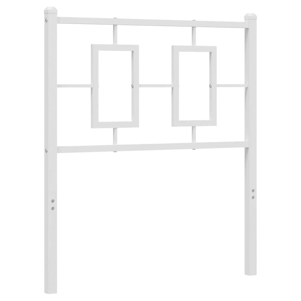 Ersatz-Kopfteil Metall Weiß 75 cm