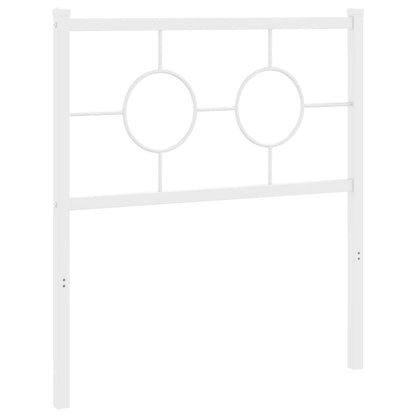 Ersatz-Kopfteil Metall Weiß 75 cm