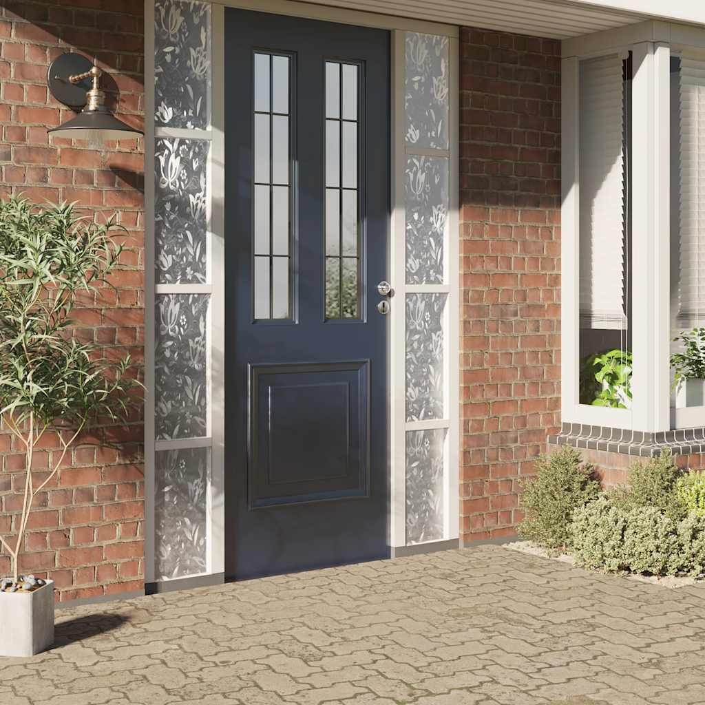 Fensterfolie Matt Blumenmuster 90x500 cm PVC