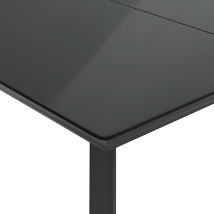 3-tlg. Garten-Essgruppe mit Kissen Beige Poly Rattan