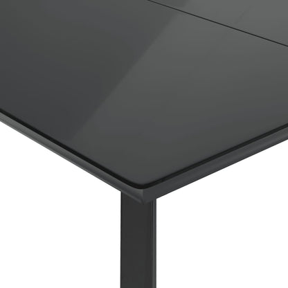 7-tlg. Garten-Essgruppe mit Kissen Braun Poly Rattan