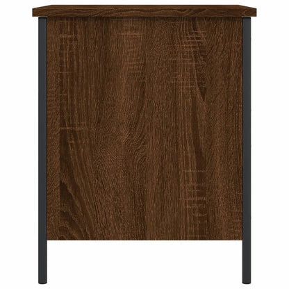 Sitzbank mit Stauraum Braun Eichen-Optik 40x42,5x50 cm Holzwerkstoff