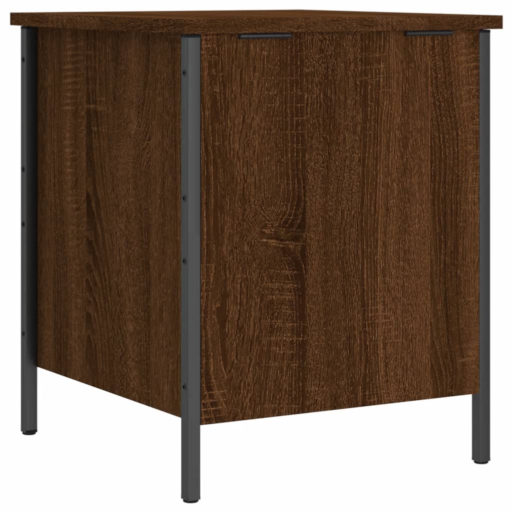 Sitzbank mit Stauraum Braun Eichen-Optik 40x42,5x50 cm Holzwerkstoff