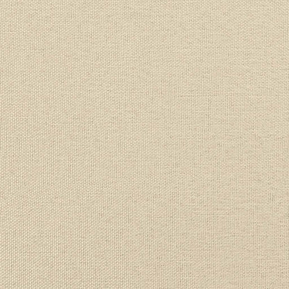 Bettgestell ohne Matratze "Hvar" Creme 200x200 cm Stoff