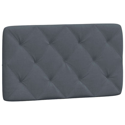 Bettgestell ohne Matratze Dunkelgrau 90x200 cm Samt