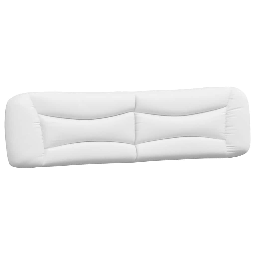 Bettgestell ohne Matratze "Hvar" Weiß 200x200 cm Kunstleder