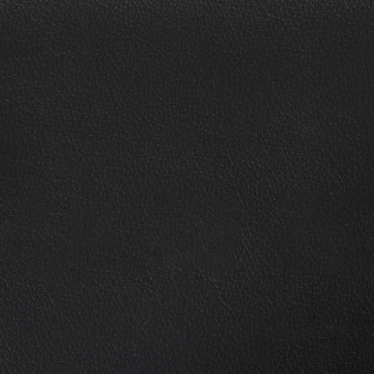 Bettgestell ohne Matratze "Zadar" Schwarz 120x200 cm Kunstleder