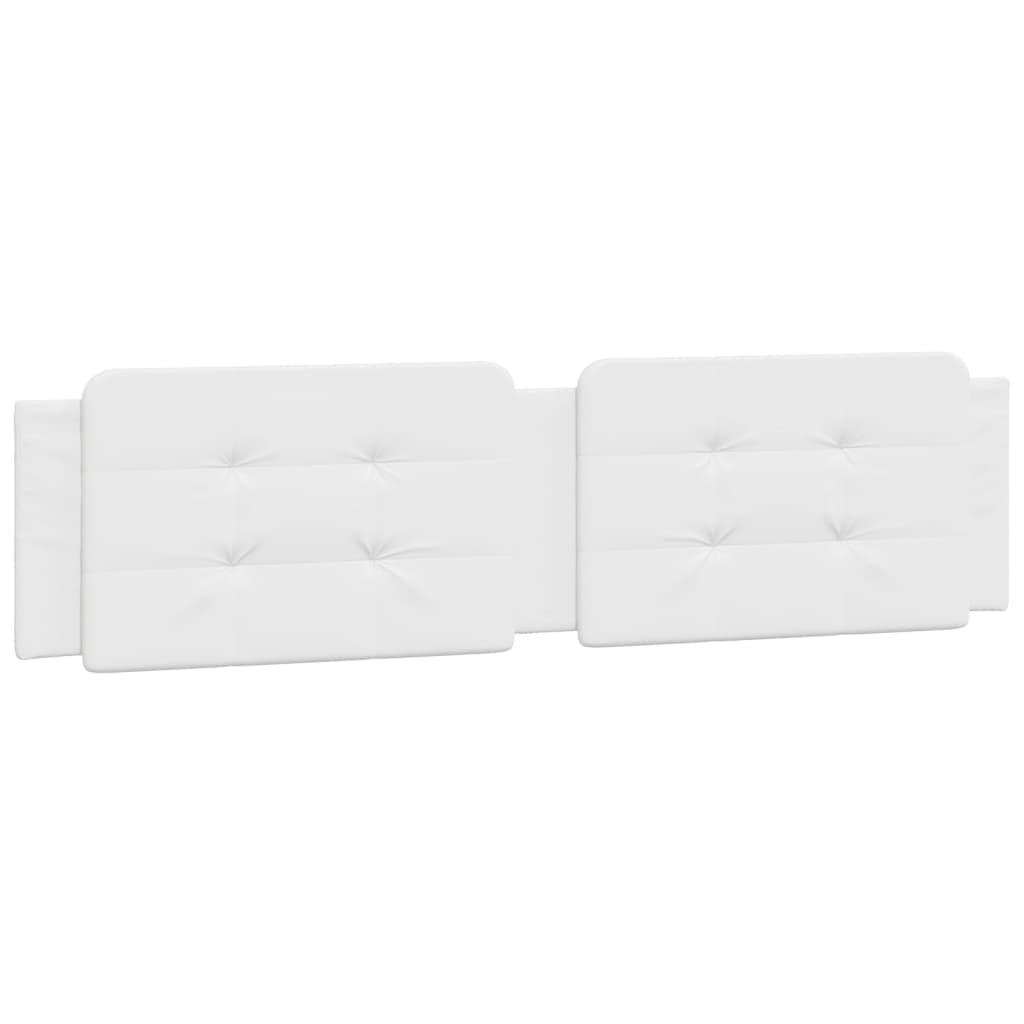 Bett mit Matratze "Zadar" Weiß 160x200 cm Kunstleder