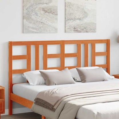 Kopfteil Wachsbraun 150 cm Massivholz Kiefer