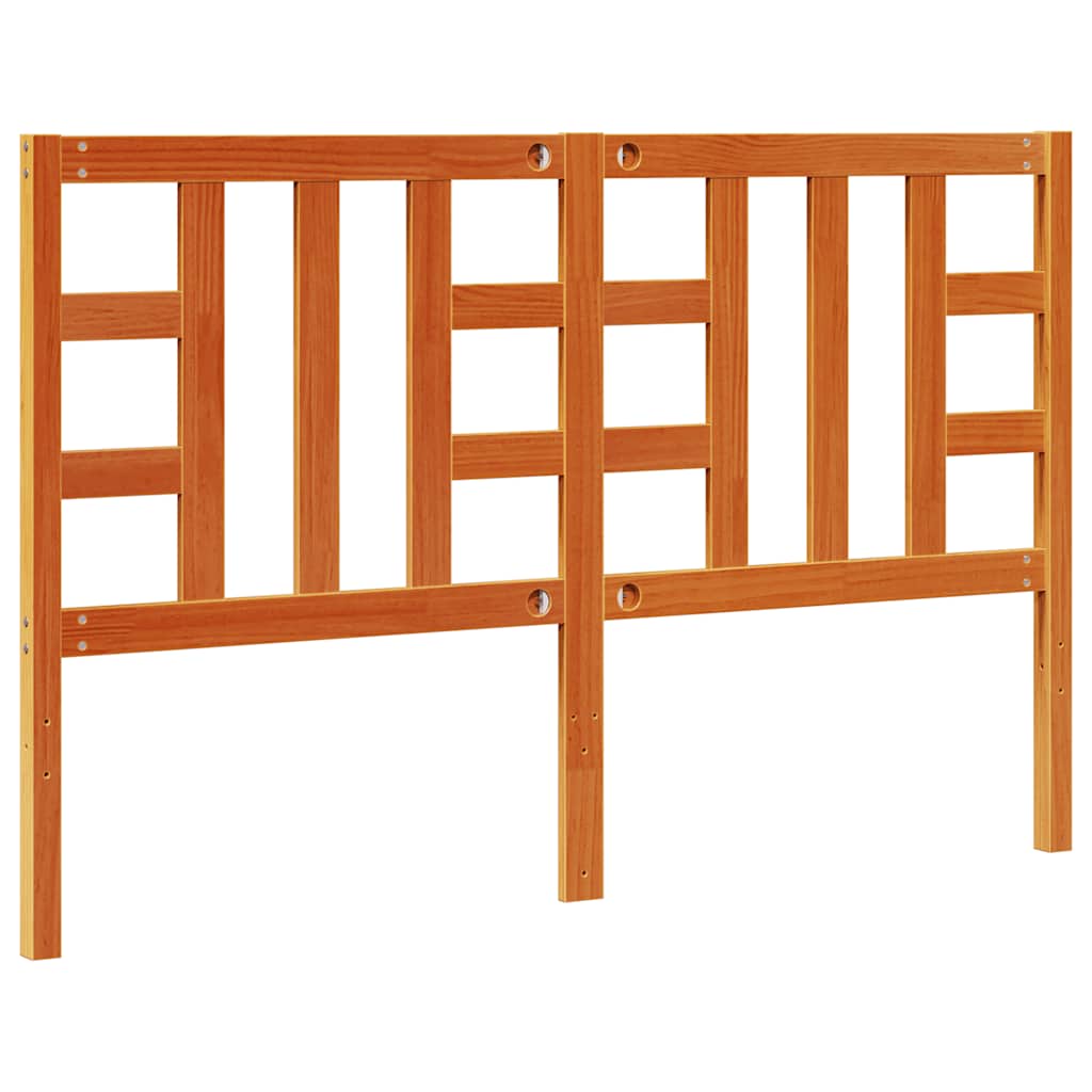 Kopfteil Wachsbraun 150 cm Massivholz Kiefer