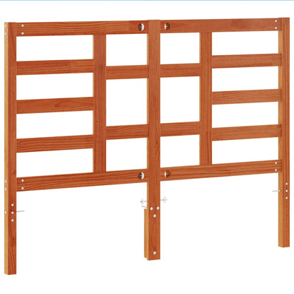 Kopfteil Wachsbraun 135 cm Massivholz Kiefer