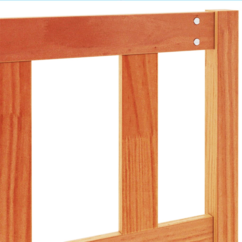 Kopfteil Wachsbraun 180 cm Massivholz Kiefer