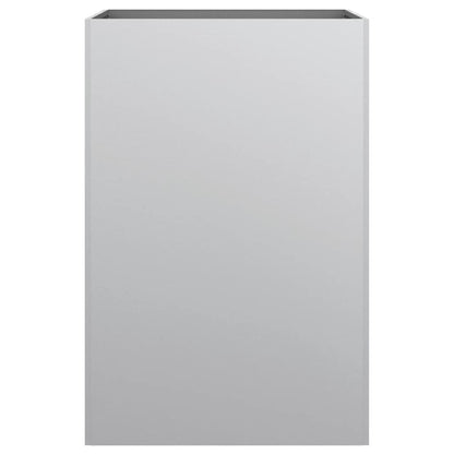 Pflanzkübel Silbern 52x48x75 cm Verzinkter Stahl