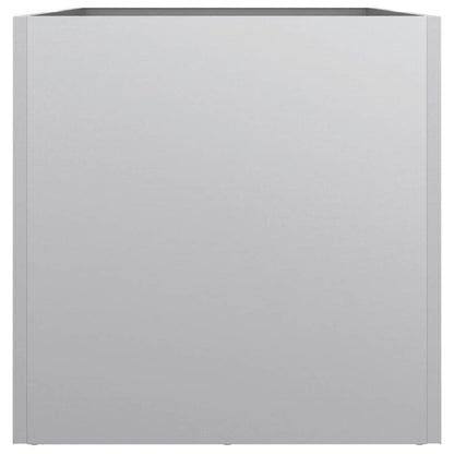 Pflanzkübel Silbern 62x30x29 cm Verzinkter Stahl