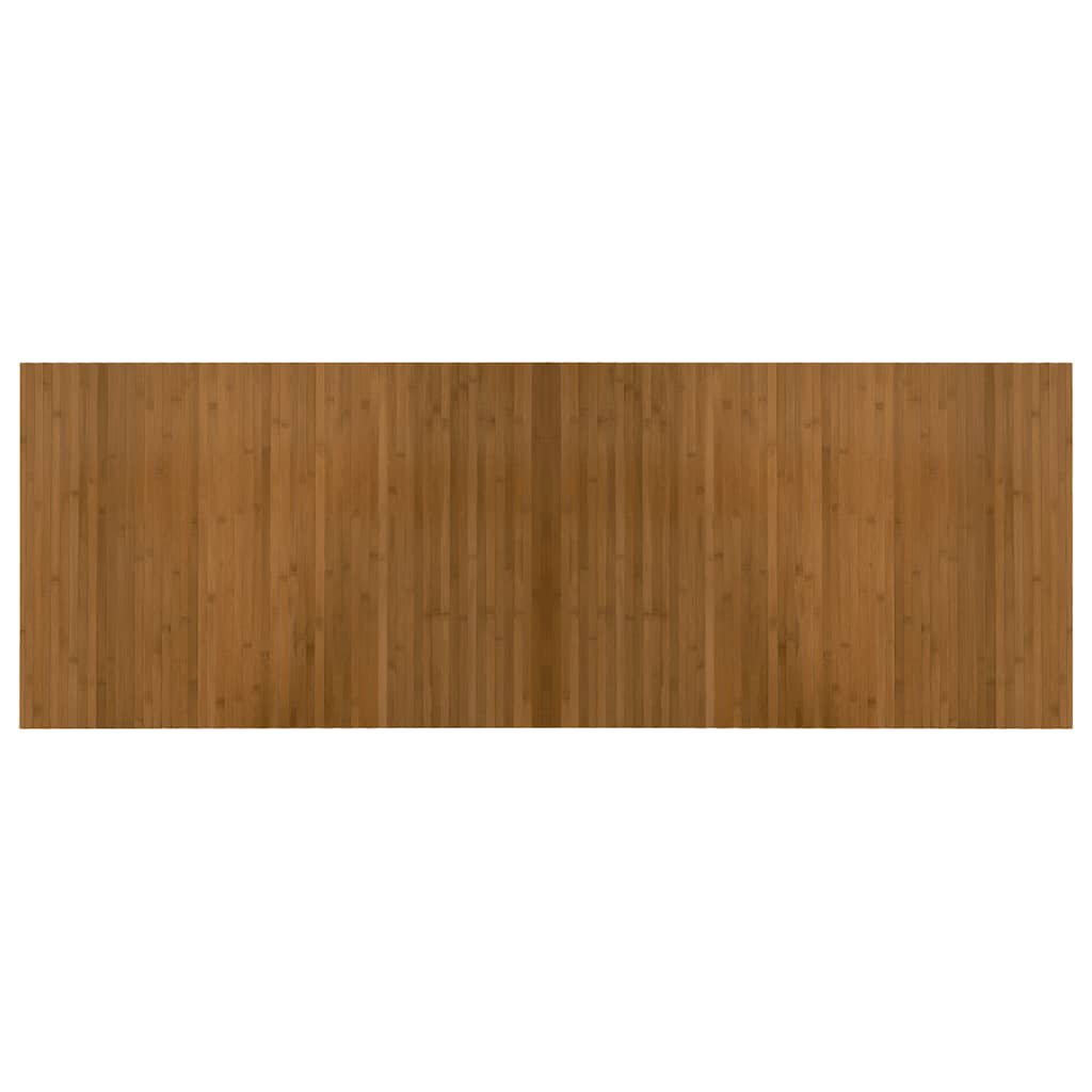 Teppich Rechteckig Braun 70x200 cm Bambus