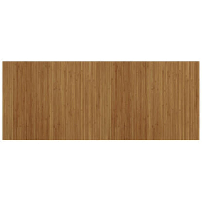 Teppich Rechteckig Braun 80x200 cm Bambus