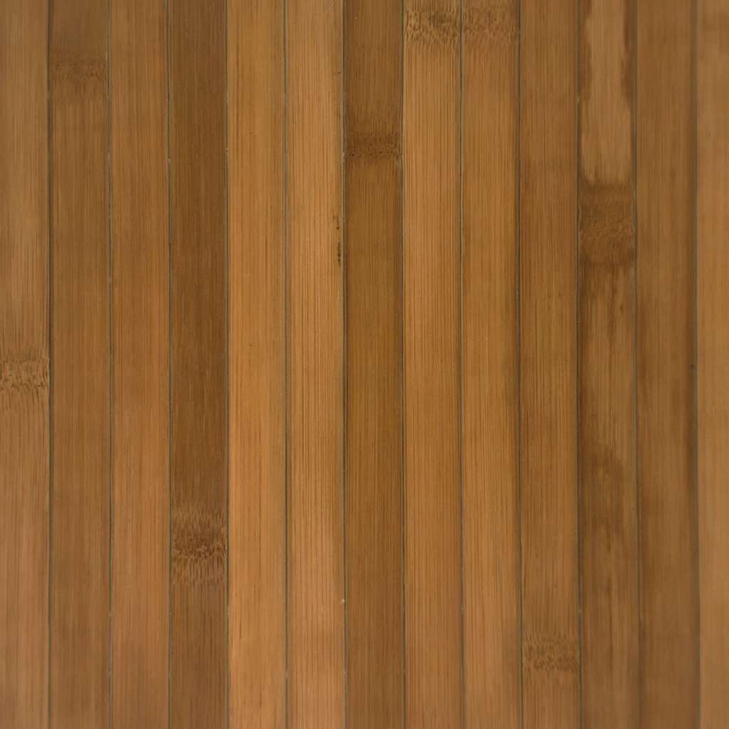 Teppich Rechteckig Braun 80x200 cm Bambus