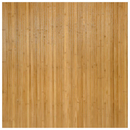 Teppich Rechteckig Natur 100x100 cm Bambus