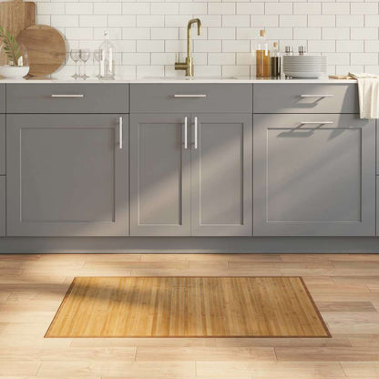 Teppich Rechteckig Natur 60x100 cm Bambus