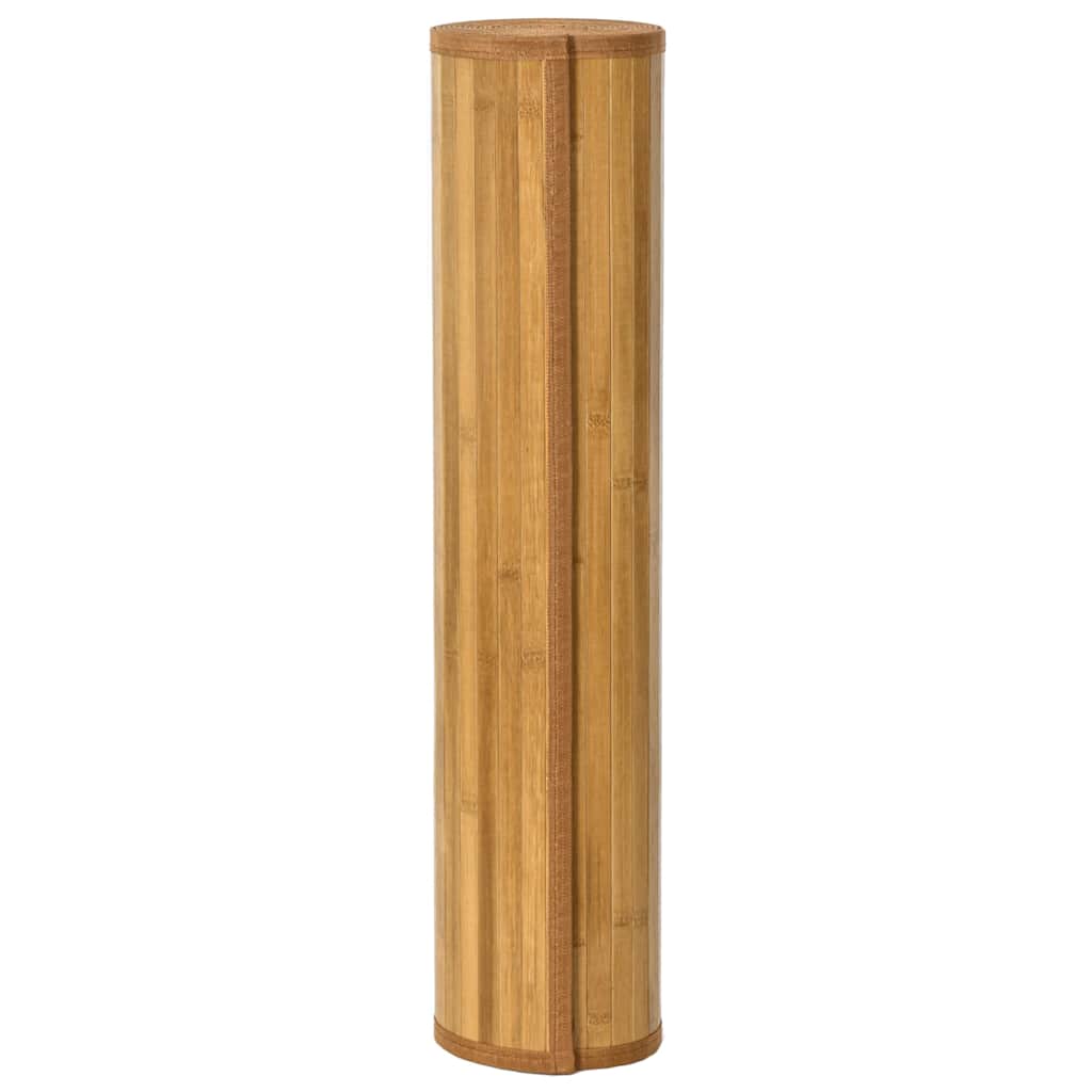 Teppich Rechteckig Natur 60x200 cm Bambus