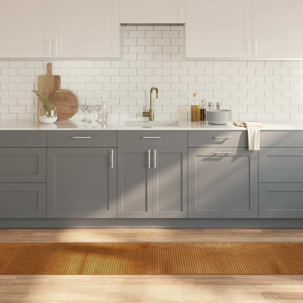 Teppich Rechteckig Braun 60x500 cm Bambus