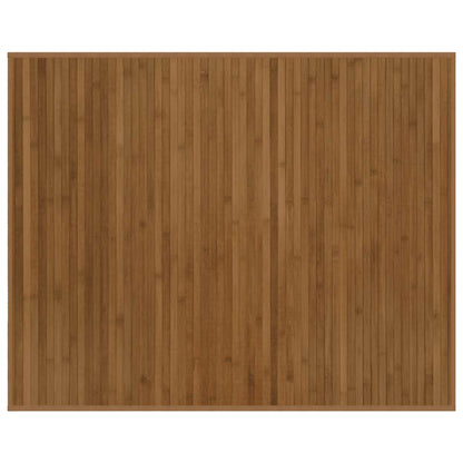Teppich Rechteckig Braun 80x100 cm Bambus