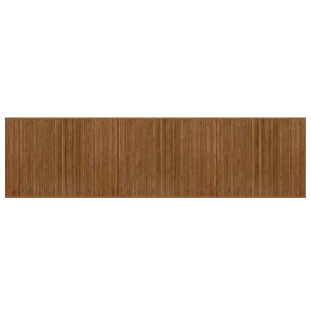 Teppich Rechteckig Braun 80x300 cm Bambus