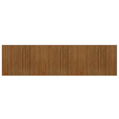 Teppich Rechteckig Braun 80x300 cm Bambus