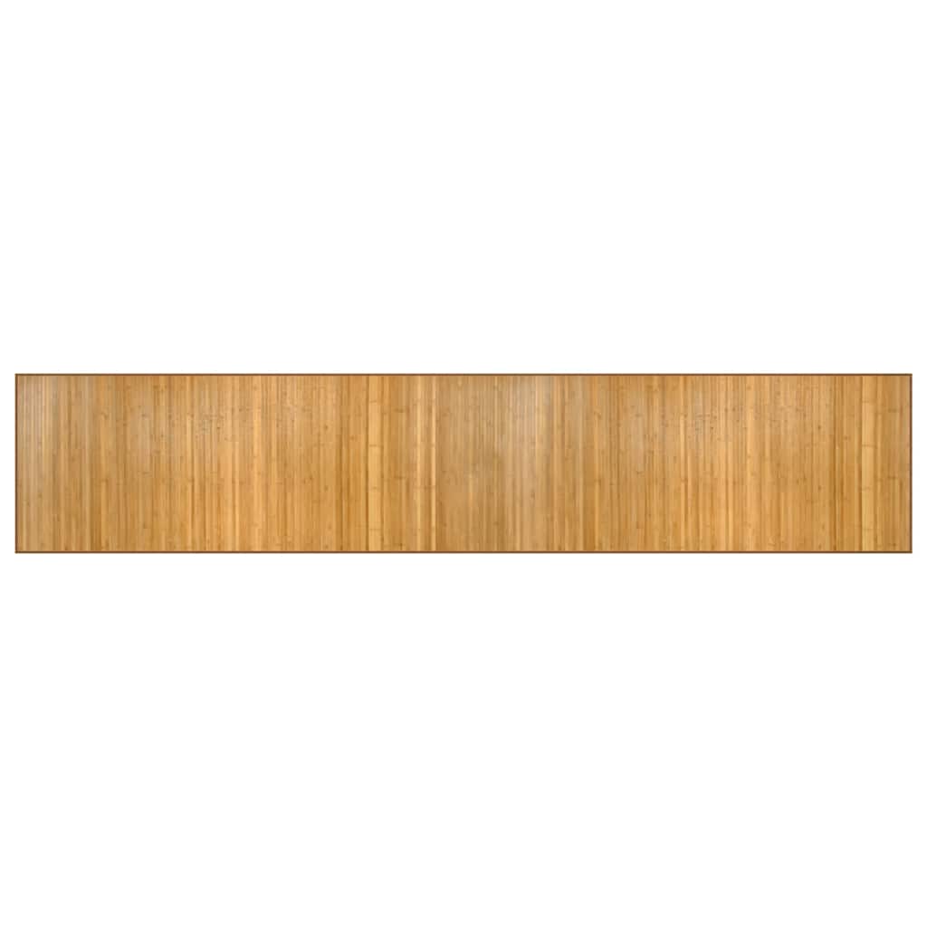 Teppich Rechteckig Natur 80x400 cm Bambus