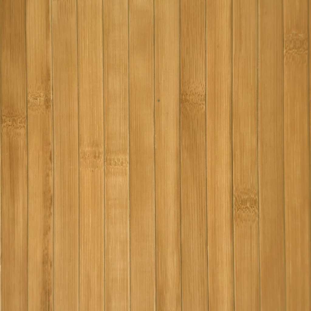 Teppich Rund Natur 100 cm Bambus