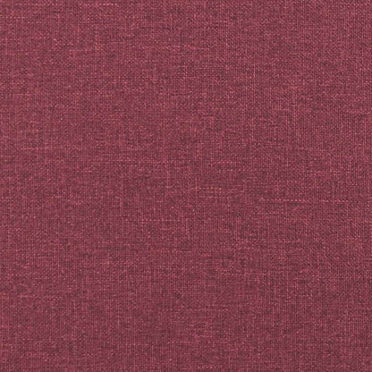 Massagesessel Weinrot Stoff