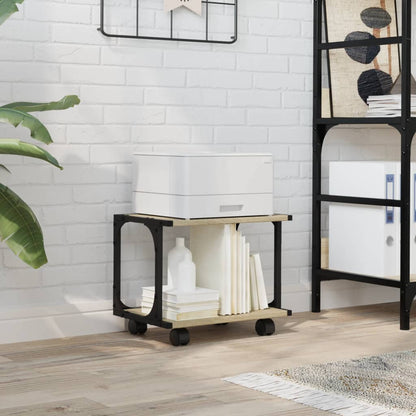 Druckerständer 2 Ablagen Sonoma-Eiche 41x28x33,5 cm