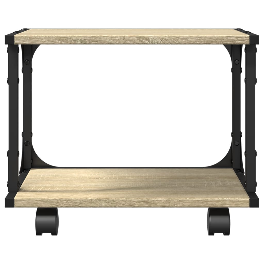 Druckerständer 2 Ablagen Sonoma-Eiche 41x28x33,5 cm