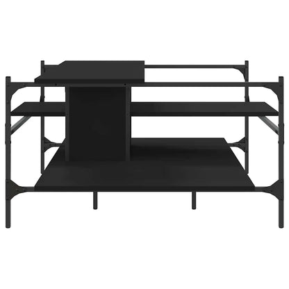 Couchtisch Schwarz 100x100x48,5 cm Holzwerkstoff