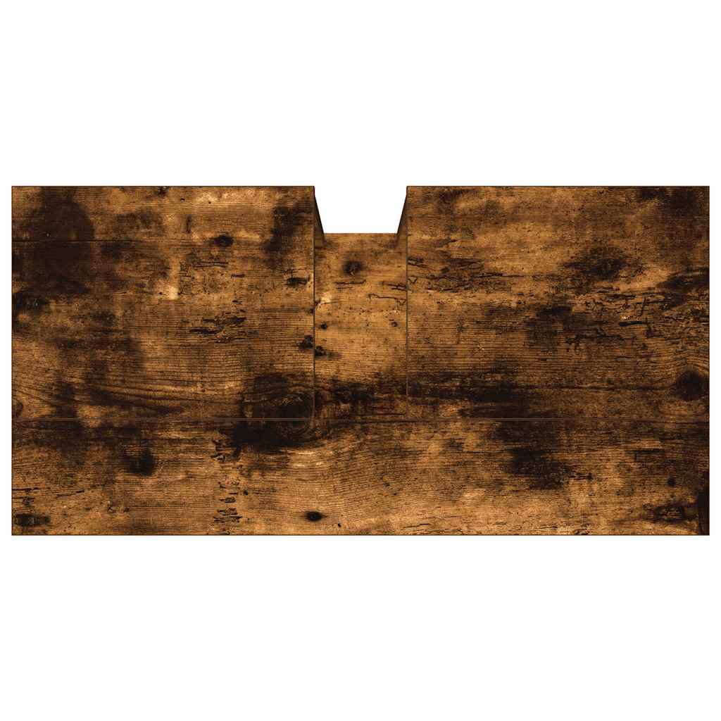 Waschbeckenunterschrank Räuchereiche 60x30x60 cm Holzwerkstoff