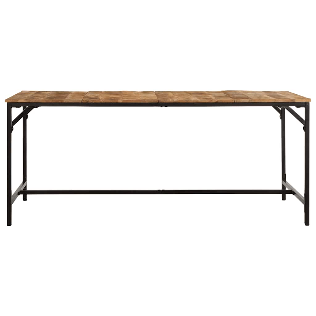 Esstisch 180x90x75 cm Raues Massivholz Mango