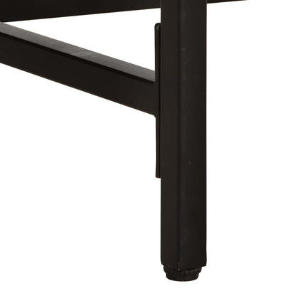 Esstisch 180x90x75 cm Raues Massivholz Mango