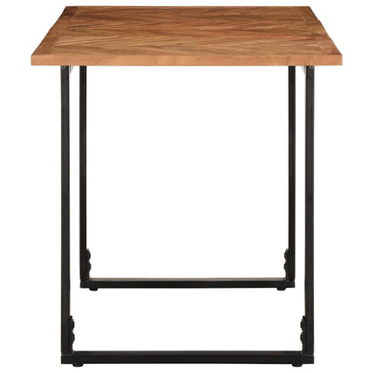 Esstisch 140x70x75 cm Massivholz Akazie