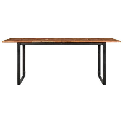 Esstisch 200x100x75 cm Massivholz Akazie