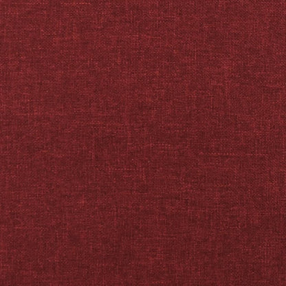 Schlafsofa 2-Sitzer mit 2 Kissen Weinrot Stoff