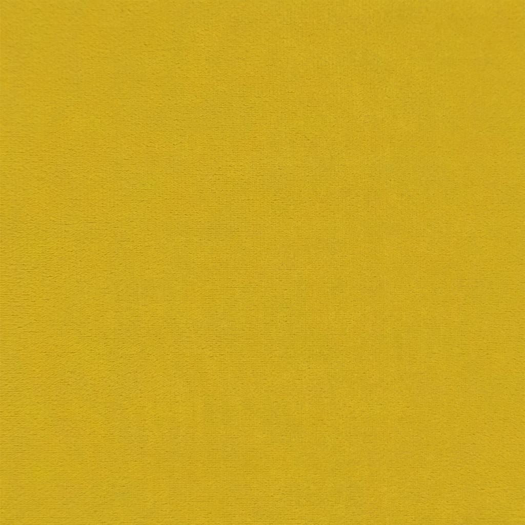 Schlafsofa 2-Sitzer Gelb Samt