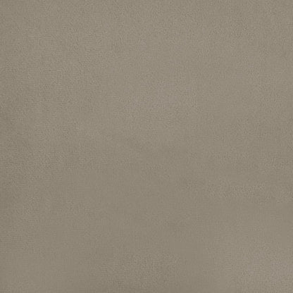 Schlafsofa 2-Sitzer Hellgrau Samt