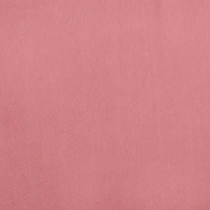 Schlafsofa 2-Sitzer Rosa Samt