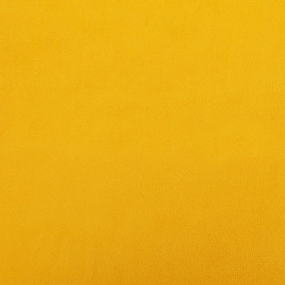 Schlafsofa 2-Sitzer Gelb Samt