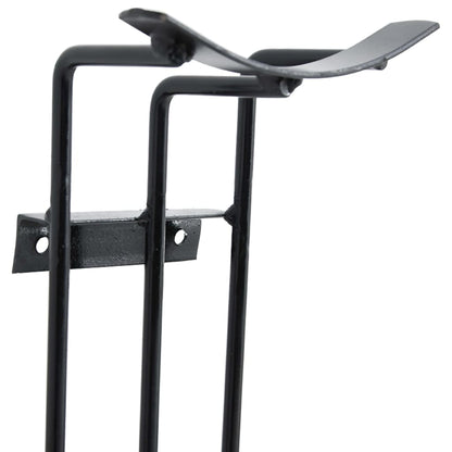 Fass-Hindernis-Halter 2 Stk. Schwarz Stahl