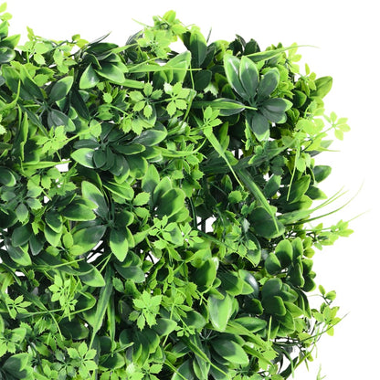 Sichtschutz aus Kunstblättern 24 Stk. Grün 40x60 cm