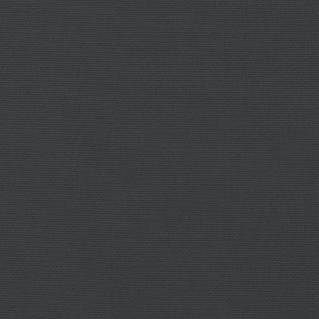 Hochlehner-Auflagen 4 Stk. Schwarz Oxford-Gewebe